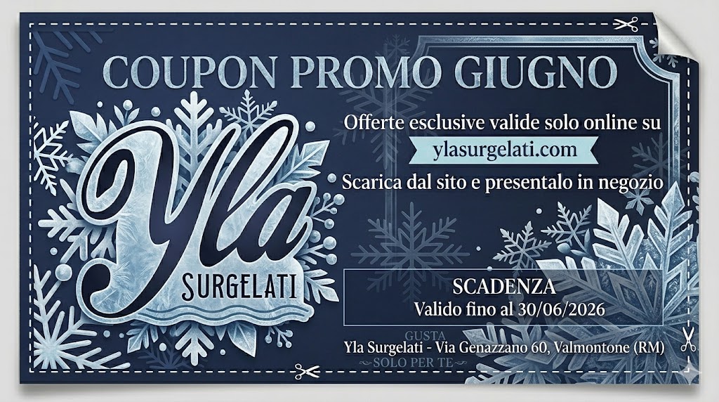 Coupon promo giugno Yla Surgelati - valido fino al 30/06/2026